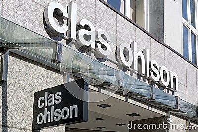 Clas Ohlson branch in Hamburg, Germany Editorial Stock Photo