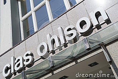 Clas Ohlson branch in Hamburg, Germany Editorial Stock Photo