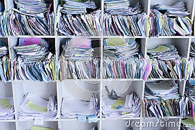 Clasic medical record Stock Photo