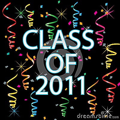 Class of 2011 Vector Illustration