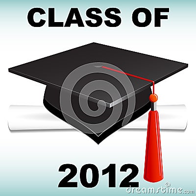 Class of 2012 Vector Illustration