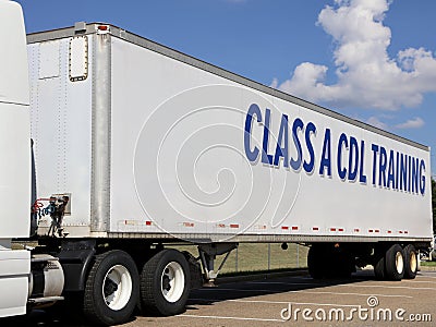 CDL Class A Training Stock Photo