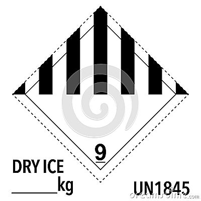 Class 9 dot label Vector Illustration