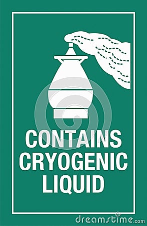 Class 9 Hazardous HAZMAT Material Label IATA Transportation Handling Labels Cryogenic Liquids Vector Illustration