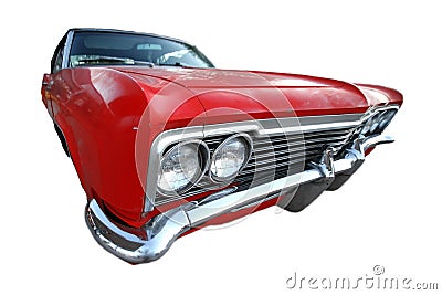 Classic 50s retro american car Stock Photo