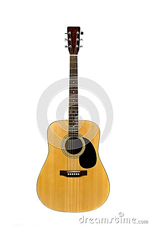 Classic acoustic guitar Stock Photo