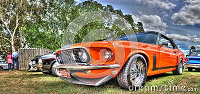 Classic American Ford Mustang Editorial Stock Photo