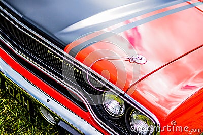 Classic American Plymouth Car Editorial Stock Photo