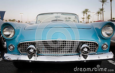 Classic American restored car Stock Photo