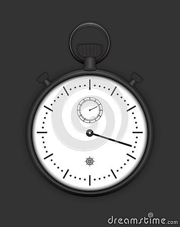 Classic Analog Stopwatch detailed vector Vector Illustration