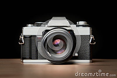 Classic analog vintage camera Stock Photo