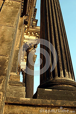 classic architecture columns Stock Photo