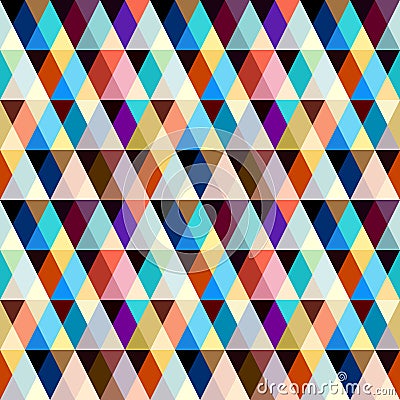 Classic argyle seamless pattern background. Vector image. Triangles pattern. Vector Illustration