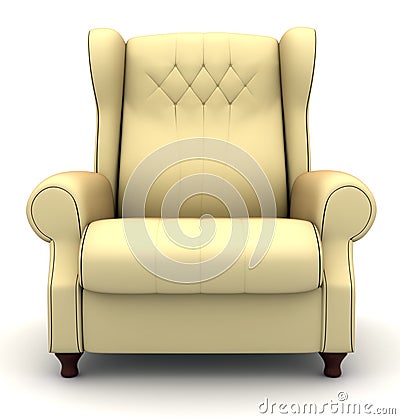 Classic armchair Stock Photo