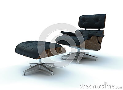 Classic Armchair Stock Photo