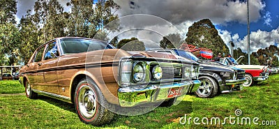 Classic Australian Ford falcon Editorial Stock Photo