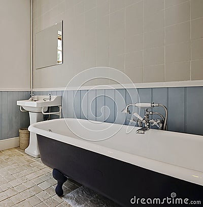 Classic bathroom Stock Photo