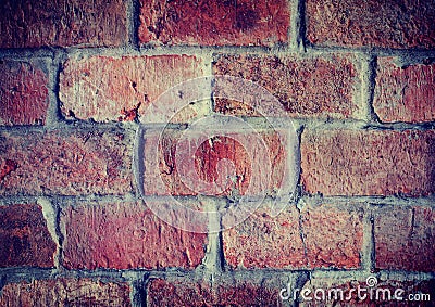 Classic Beautiful Textured Brick Wall Stock Photo