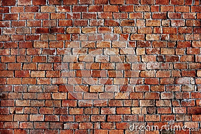 Classic Beautiful Textured Brick Wall Stock Photo