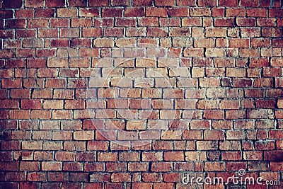 Classic Beautiful Textured Brick Wall Stock Photo