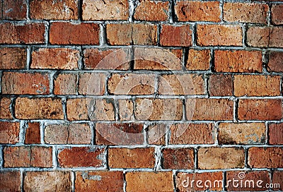 Classic Beautiful Textured Brick Wall Stock Photo