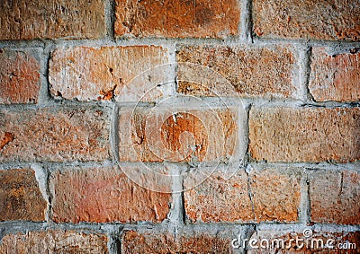 Classic Beautiful Textured Brick Wall Stock Photo