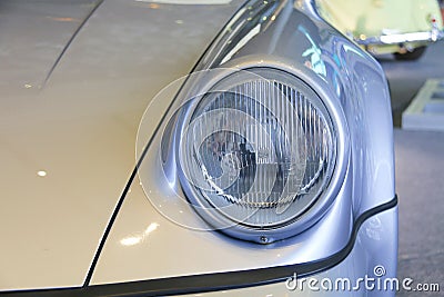 Classic car front light Stock Photo