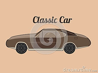 Classic Car Vector Illustration