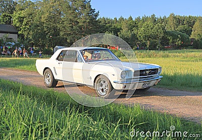 Classic car - 1964 Mustang 289 (First Generation) Editorial Stock Photo