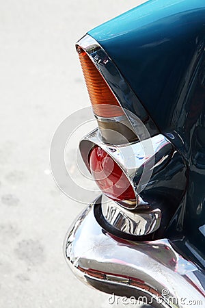 Classic car rearlights Stock Photo