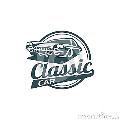 Classic Car Vector Template Vector Illustration