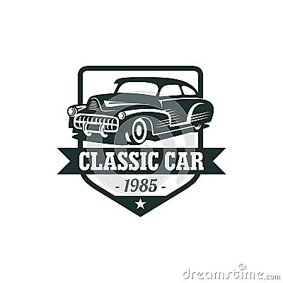 Classic Car Vector Template Vector Illustration