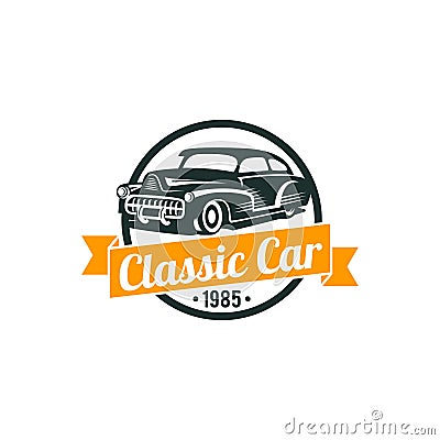 Classic Car Vector Template Vector Illustration