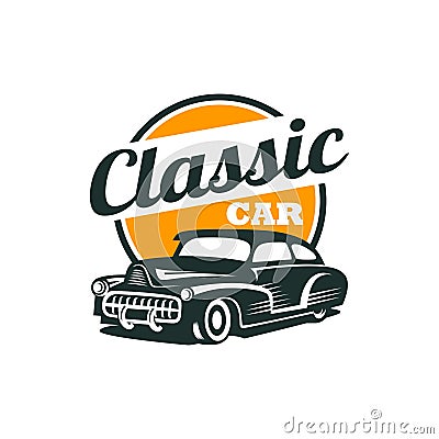 Classic Car Vector Template Vector Illustration