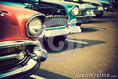 Classic cars Stock Photo