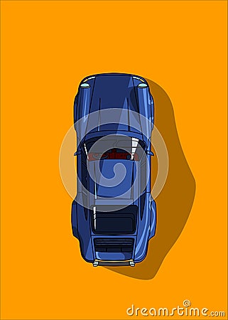 Classic cars Vector Illustration