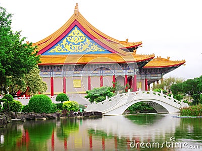 Classic Chinese architecture Stock Photo