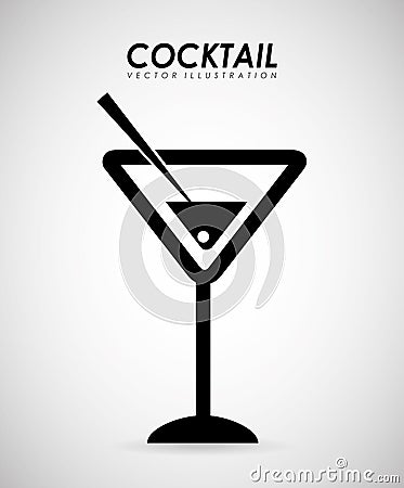 Classic cocktail Vector Illustration