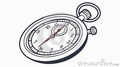 Classic compass navigation tool, direction finding and travel guidance vector design Generative AI Vector Illustration