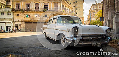 Classic cuban car Editorial Stock Photo