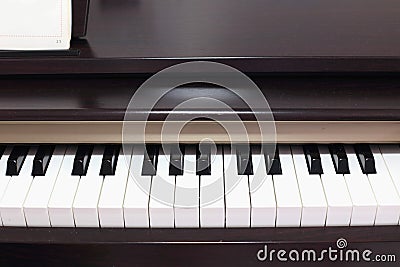 Classic electric pianos Stock Photo