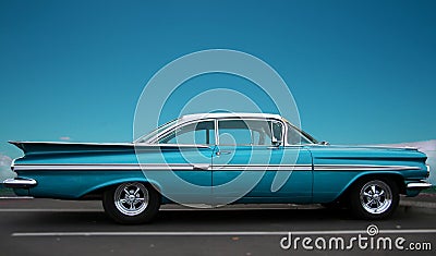 Classic fifties coupe Stock Photo