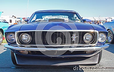 Classic 1969 Ford Mustang Automobile Editorial Stock Photo