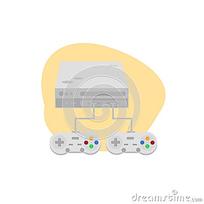 Classic game console icon vektor illustration Vector Illustration