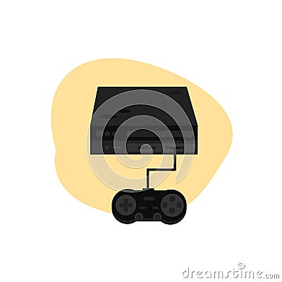 Classic game console icon vektor illustration Vector Illustration