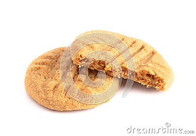 Classic Homemade Peanut Butter Cookies Stock Photo