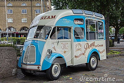 Classic Ice Cream Van Editorial Stock Photo