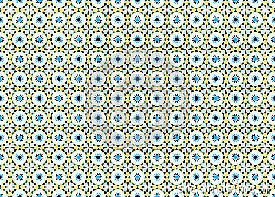 Classic Islamic seamless pattern. Vector Moroccan mosaic tile. Blue. Graphic illustration Cartoon Illustration