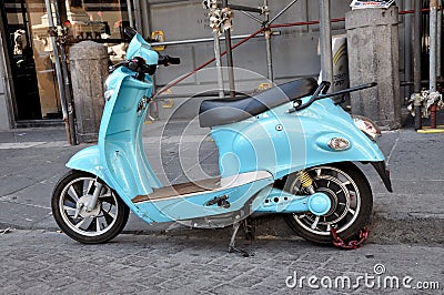 Classic Italian scooter Stock Photo