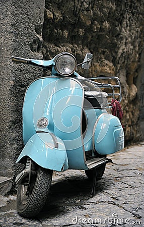 Classic Italian Scooter Stock Photography Image 8910022